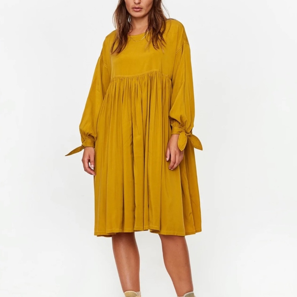 Lf Markey Kel Dress Babydoll Oversized Chartreuse Nwt